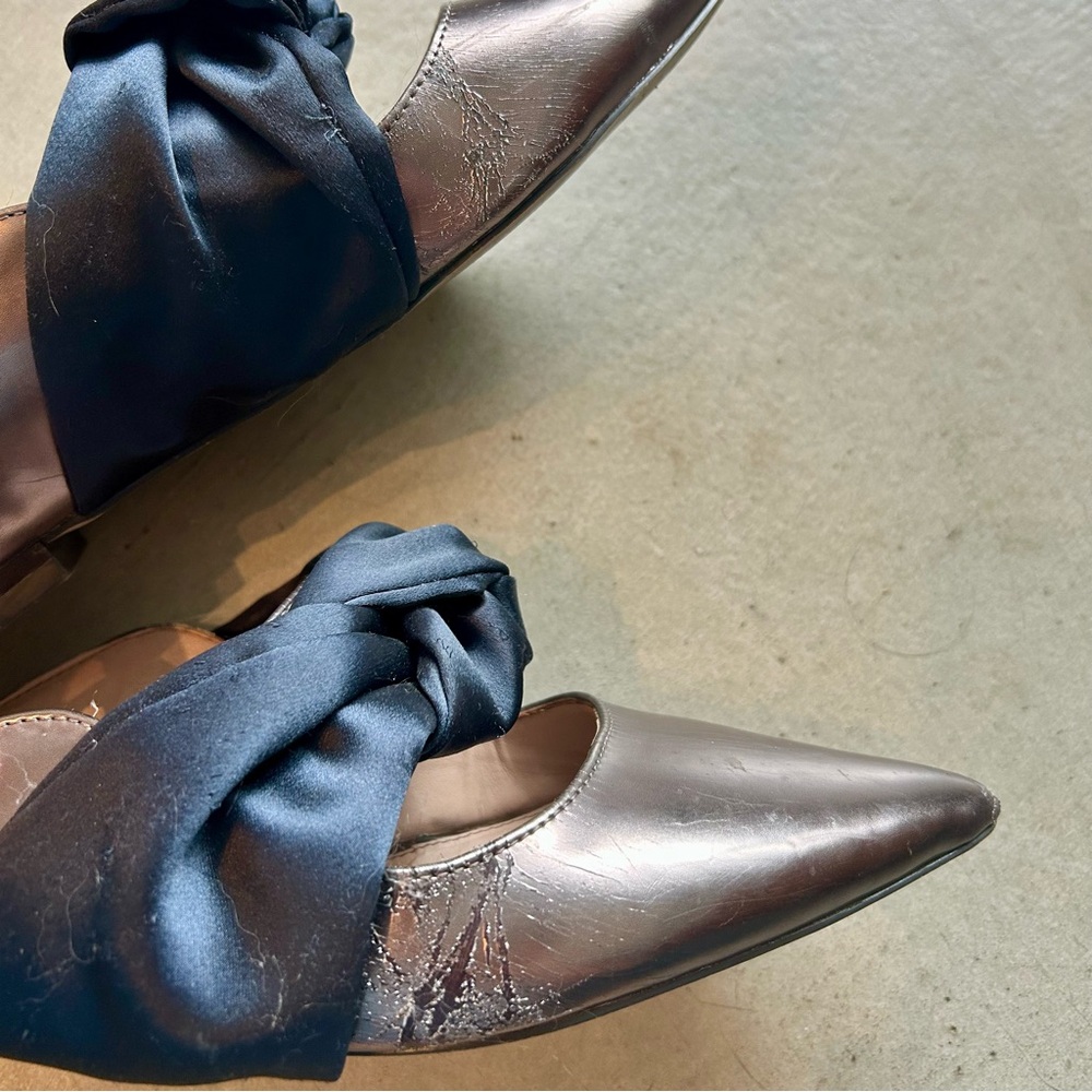 Metallic pointed toe shoes - Picture 6 of 6